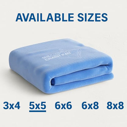 Skil-Care Crash Pad Cover Replacement, Nylon and Cozy Cloth, Machine Wash | Indoor & Outdoor Durable Cover Only (No Foam), Soft Landing, Crashpad for Kids Sensory Mat, For Active Play, Machine Washable - size: 5' x 5' Cover