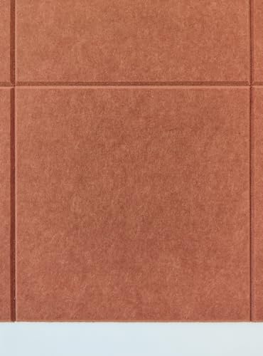 Cork Board 24 x36 Alternative - 6 Pack Felt Wall Tiles with Safe Removable Adhesive Tabs, Cork Boards for Walls Cork Board for Home Office Pin Board Tack Board - Dark Orange - color: Dark Orange, size: 6 Panels
