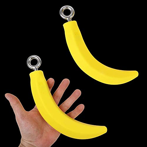 Atomik Hanging Bananas (Set of 2)(Larger Hands - Rated to 220 pounds)