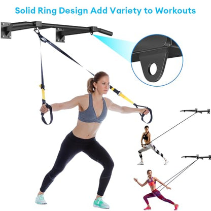 Wall Mount Pull Up Bar, Joist Beam and Rafter Mounted Chin Up Bar