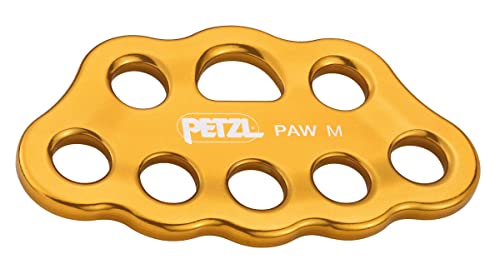 PETZL PAW Rigging Plate for Multi-Anchor Systems - color: Yellow, size: Medium