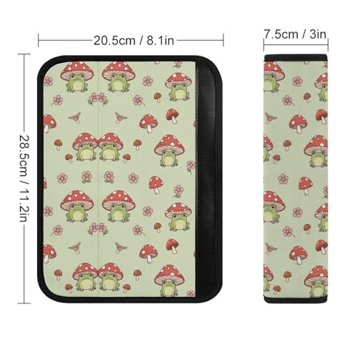 2PCS Breathable Car Seat Belt Pad for Elderly Support, Stroller Pushchair High Chair, Cute Frog Seat Belt Cushion, Anti-Slip Pad - color: Pattern 886