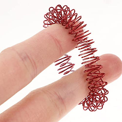 5pcs Spiky Sensory Finger Finger Massager Roller Silent Toy for Finger Massage (Gold Silver Black Blue Red)