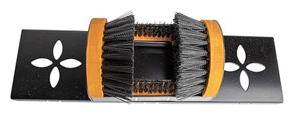 Original Scrusher with Portable Base No Mounting Outdoor Shoe Scraper Brush | American Made Heavy Duty Weather Resistant Steel Frame for Year Round Use with Durable Long Lasting Boot Brushes - style: Original with Base