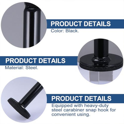 Gym Weight Loading Pin Barbell Plate Holder 20mm Diameter X 220mm Length Fitness Pulley Machine Accessory for Home and Commercial Workout Equipment