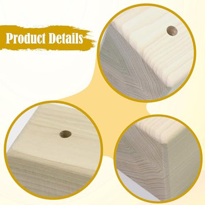 Rock Climbing Holds Wooden Climbing Board Rungs Fingerboard Blocks for Grip Strength Suitable for Home Exercises Climbing Gyms Fitness Cente - size: 15cmx9cmx8cm