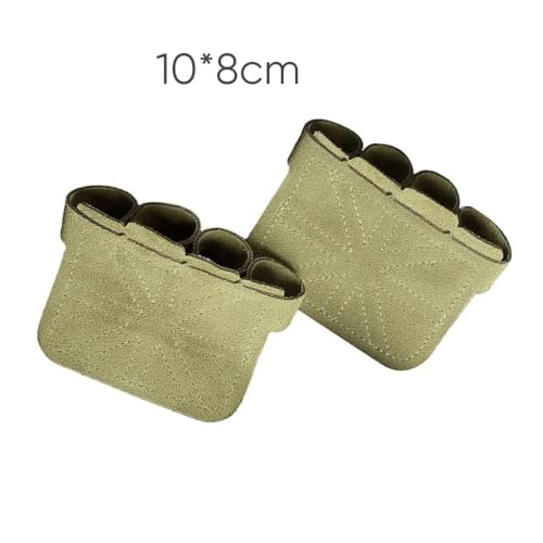 A Pair of Square Cowhide Four-Finger Glove Protectors for Fitness - Non-Slip, Wear-Resistant, Unisex, Prevents Calluses