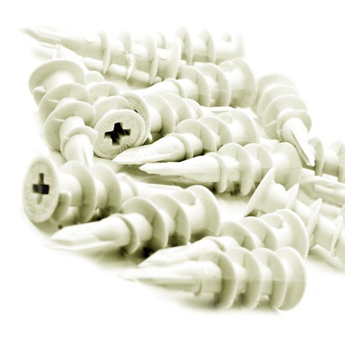 Wideskall® Self Drilling Drywall Nylon Anchors Fit #6 - #8 Fastener Screws (Pack of 48) - style: Pack of 48
