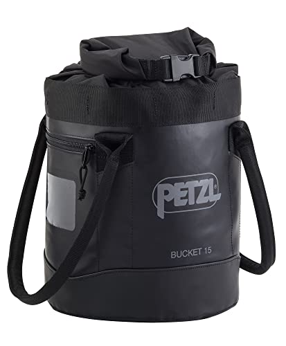 PETZL BUCKET Upright Rope Bag - color: Black, size: 15 Liters