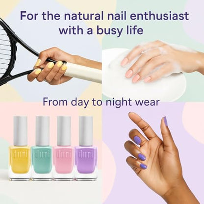 Duri Rejuvacote 1 Nail Growth System + 107S Cloud True Blue Nail Polish Bundle - Nail Strengthener & Pastel Baby Blue Glossy Color Duo, Healthy Manicure Set, 0.45 Fl Oz Each - color: Cloud True Blue + Rejuvacote 1 (Pack of 2)