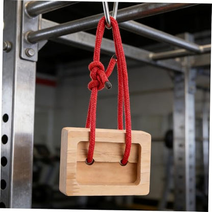 Healifty 2pcs Portable Wooden Climbing Board for Rock Climbing Training, Lightweight Design Hangboard for Climbers, Sturdy Handboard for Indoor and Outdoor Use