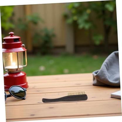 Mikikit Bouldering Chalk Cleaner with Boar Hair Bristles and Wooden Handle for Outdoor Climbing, Quick Drying and Gentle on Natural Rock, for Year- Climbing and Professional Climbers