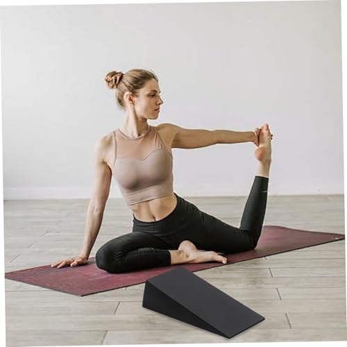 1 Pair Squat Wedge Block 13x6x3.5 Inch EVA Supportive Workout Yoga Block for Fitness, Pushup, Weightlifting, Foot Stretching