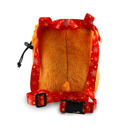 Rock Climbing Chalk Bag + Refillable Ball – Boba Dog Plush Animal Bag - style: Christmas Chalk Bag + Refillable Ball