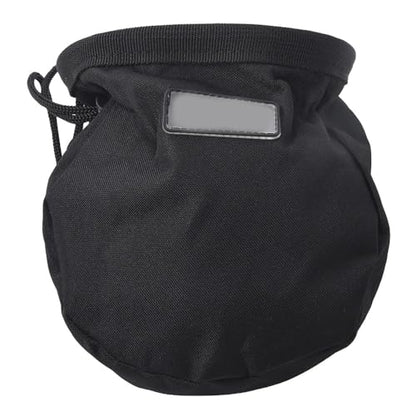 Chalk Bag with Adjustable Waist Belt – Durable Oxford Cloth Climbing Chalk Pouch for Rock Climbing, Gymnastics & Fitness Training (Black, 16x16x6cm)‌