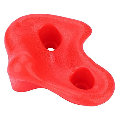 Rock Climbing Holds Adult Rock Climbing 10PCS Textured Stones for Kids Plastic Wall Holds with Bolts Fun IndoorOutdoor S Activity Kit (Red) - color: Red