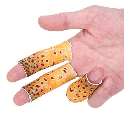 VBESTLIFE 3PCS Fishing Finger Tab Protector, Polyester Fishing Stripping Single Finger Guards for Fishing Finger