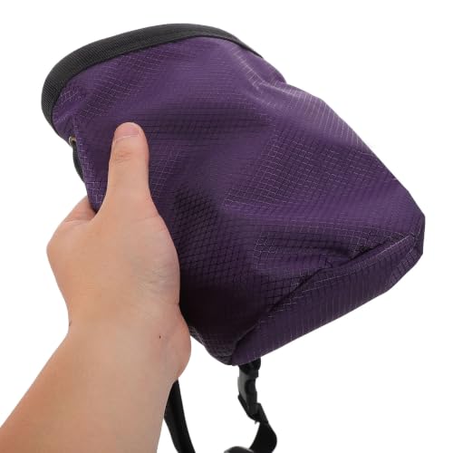 Outanaya Large Capacity Chalk Bag for Climbing with Oxford Cloth and Fleece Material, Prevents Slipping and Enhances Grip, Stylish Look Outdoor Climbing Powder Bag for Bouldering Activities