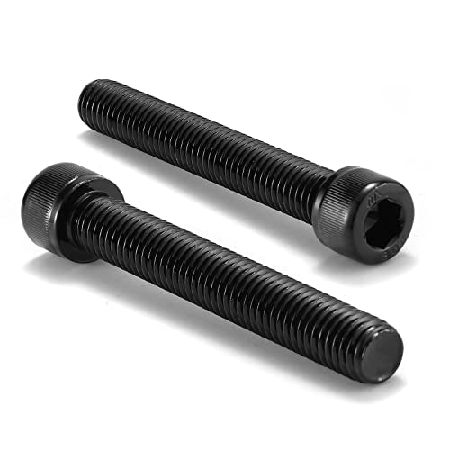 1/2-13 x 3-1/2" Socket Head Cap Screws Bolts, 20Pcs 304 Stainless Steel 18-8, Allen Socket Hex Drive, Full Thread, Black Oxide by SG TZH(with Hex Spanner) - size: 1/2-13 x 3-1/2"