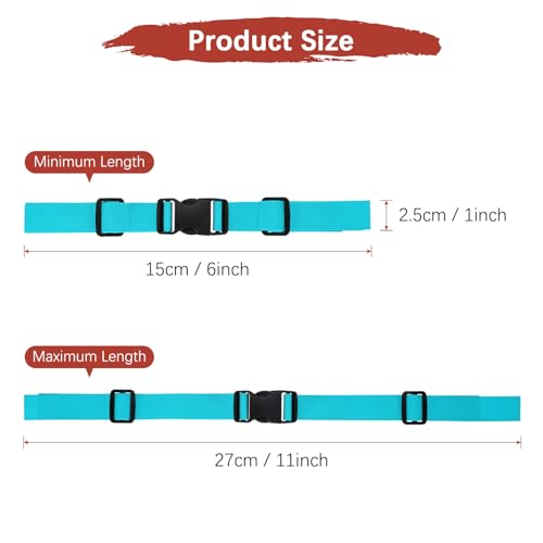 Backpack Chest Strap Adjustable Sternum Straps Use for Backpack Replacement & Hiking & Jogging - color: Sky Blue