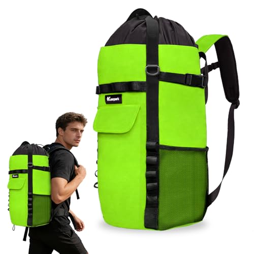 Rock Climbing Rope Storage Bag - Large Capacity Tree Rope Storage Backpack, Waterproof Oxford Outdoor Climbing Rope Bag With Adjustable Shoulder Straps - Green - color: Green