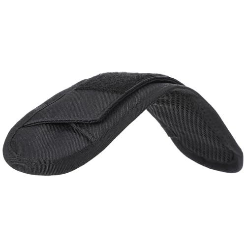 Xindojuz Extra Thick Shoulder Strap Pad, Black Shoulder Pad for Bag Strap, Soft Removable Backpack Pads Padded Shoulders Straps Fastener Cushions for Women Men Guitar Duffle Bag Straps Replacement
