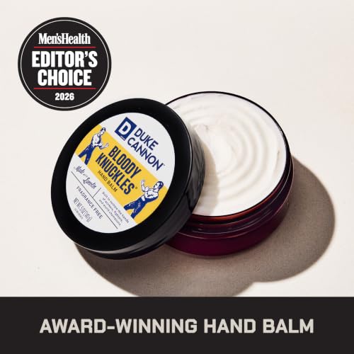 Duke Cannon Bloody Knuckles Hand Repair Balm - Unscented Moisturizer for Hardworking Hands, Repair and Revitalize Dry, Cracked Skin (5 oz. - 1 Pack) - size: 5 Ounce (Pack of 1)