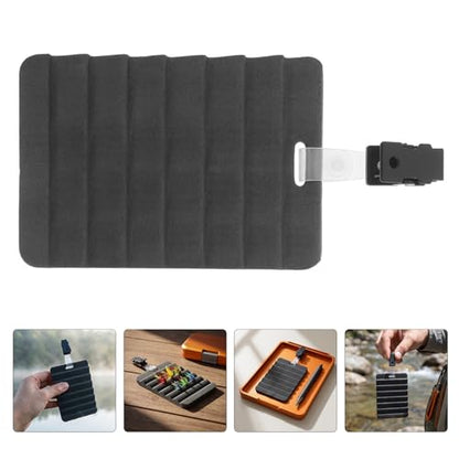 Alasum 4pcs Foam Fishing Hook Hanging Board with Stable Fixation and Quick Replacement, Compact Trout Fishing Accessory for Outdoor Lake Tackle Bag Organizer