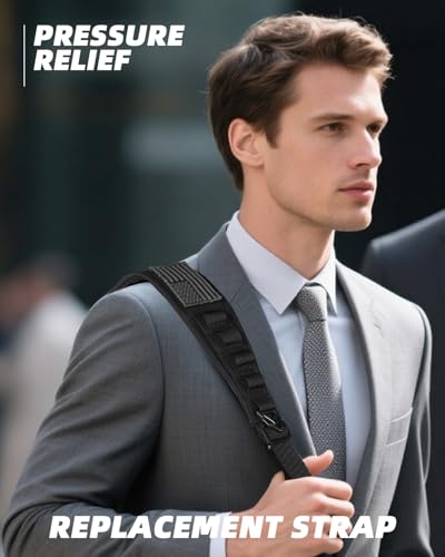 65" Replacement Shoulder Strap, Universal Laptop Adjustable Length Neoprene Padded Bag Strap