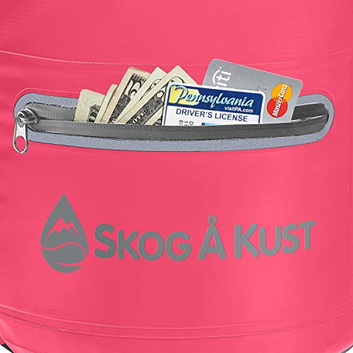 Skog Å Kust DrySak Roll Top Waterproof Bag, 5, 10 & 20 Liter - color: Pink, size: 20 Liter