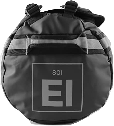 Element Equipment Trailhead Duffel Bag Shoulder Straps Waterproof Black/Grey Small - color: Black/Grey, size: Small 30 Liters