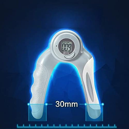 Hand Grip With Electronic Counter Adjustable Gym Equipment Finger Heavy Exerciser For Muscle Recovery Gripper Trainer