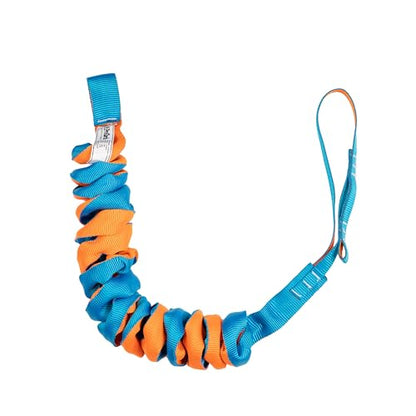 Chainsaw Lanyard for Tree Climbing-ANSI 121-2018 Certified,5ft Extended Reach,Compact 21” Storage,Heavy-Duty 15lb Capacity,Ideal for Arborists&Utility Work,Fits Top Handle Chainsaws