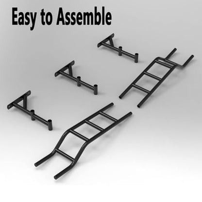 Wall Mounted Pull-Up Bar, Wall Door Bar Climbing Ladder Sandbag Rack, Heavy Duty Steel Climbing Frame/Parallel Bars/Horizontal Bars, Home Gym Strength Training Fitness Bar