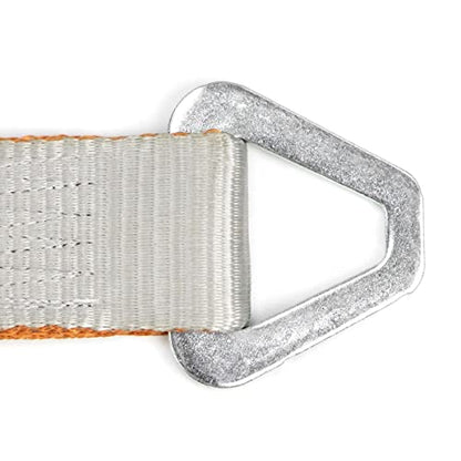 VULCAN Car Tie Down Axle Strap with Wear Pad - 2 Inch x 22 Inch - 4 Pack - Silver Series - 3,300 Pound Safe Working Load - size: 2" x 22" Silver Series (4 Pack)