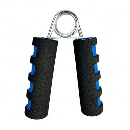 Adjustable Hand Grip Strengthener with Ergonomic TPE Foam Handles for Forearm & Finger Exercise - color: Black