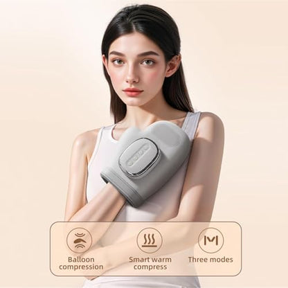 hand massager for arthritis and carpal tunnel glove 2025 new, Hand Massager with Heat and Compression, Ideal Gift for Hand Strengthening Finger Massager Relief, Carpal Tunnel Massager for Men Women