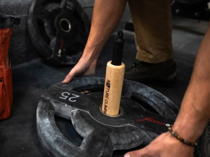 Portable Hangboard | Rock Climbing Hangboard | Hang Board for Climbing | Fingerboard | Strengthen Your Fingers | Bouldering Gifts | Hard Wood - color: Wooden Tube