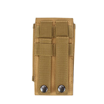 Tactical MOLLE Smartphone Holster, Universal Army Mobile Phone Belt Pouch EDC Security Pack Carry Accessory Kit Blowout Pouch Belt Loops Waist Bag Case for iPhone SE 5S Samsung Galaxy S4 mini - color: #D (Small)
