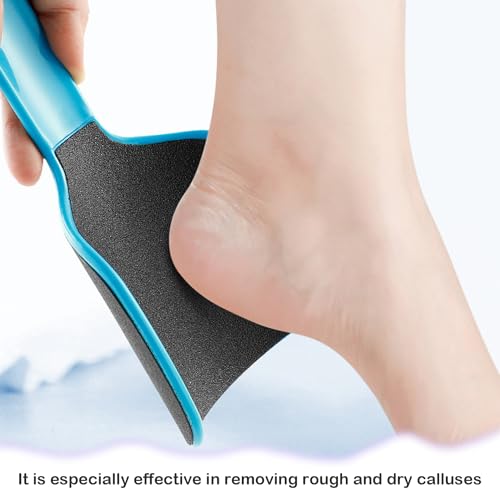 2Pcs Professional Dual Sided U Shaped Foot File Foot Files for Hard Skin Foot Scraper Rasp Dry Skin Remover Feet Dead Skin Remover for Feet