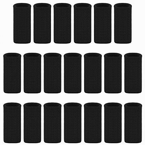 Finger SleevesThumb Braces Support Elastic Compression Protector Braces for Relieving Pain Calluses Arthritis Knuckle,20-Pieces