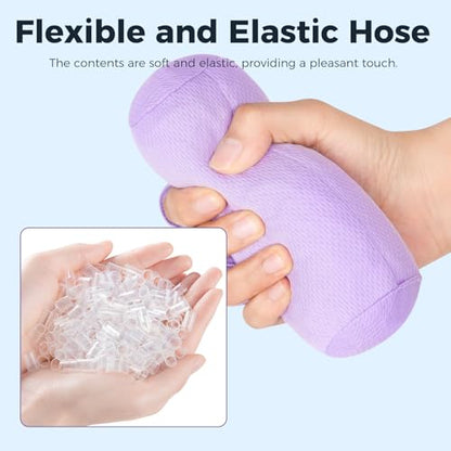 Palm Grips, Hand Contracture Cushions, Finger Grips, Finger Splitter, Palm Protector for Hand Contracture, Grip Strengthener Pad for Elderly, Stress Relief, Sweat Resistant, Washable, Purple, S, 2 Pcs - color: Purple-2 Pcs-S