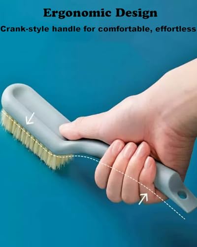 Shoe Cleaning Brush-3 Pack Shoe Brushes with Long Handled Soft Bristle Cleaning Brush Shoe Cleaner Brush Scrub Brush for Sneakers,Tennis,Canvas,White Shoes & More