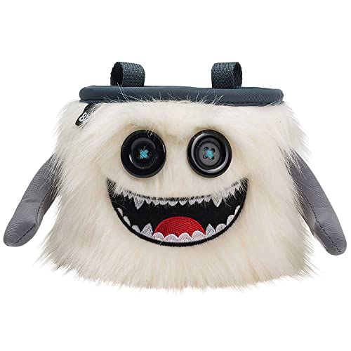 8BPLUS Chalk Bag for Rock Climbing and Bouldering, Chalk Pouch incl Belt & Biner – Cute Funny Character Design, Wide Opening, Gear with Personality, Gift for Climbers - style: MANNY