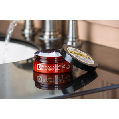 Duke Cannon Bloody Knuckles Hand Repair Balm, 5 oz (Pack of 3), Unscented | Heavy-duty hand repair balm deeply moisturizes dry, cracked hands without leaving a greasy residue. - size: 5 Ounce (Pack of 3)