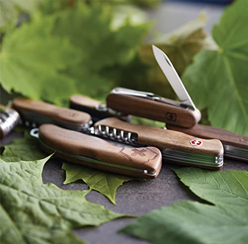 Victorinox 0.6463.T2 Folding Pocket Knife Nail Clip 580 - color: Wood