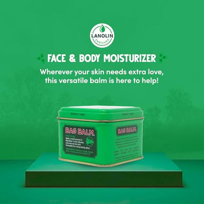 Bag Balm Vermont's Original Hand Moisturizer, Hand Balm for Dry Skin, Cracked Hands, Heels & Dry Hands Treatment, For Dogs and More Ointment, Lotion - 8oz Tin, 3 Pack - size: 8 Ounce (Pack of 3)