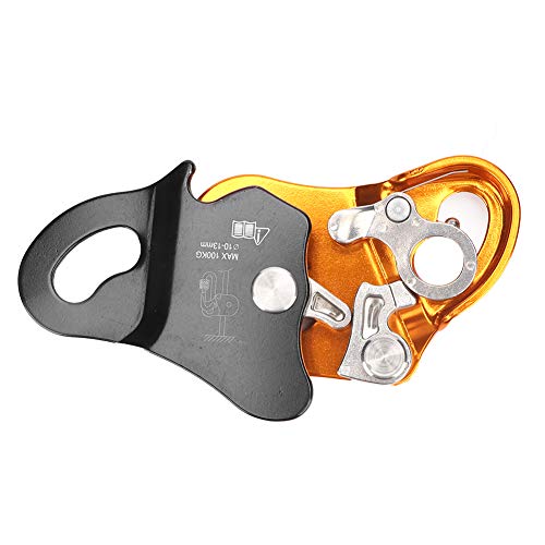 Alvinlite Climbing Pulley, Climbing Grab Rope Self-Locking Fall Rope Protector Climbing Pulley for Outdoor Rock Working - size: Load capacity 100KG, style: Safety Rope Protector