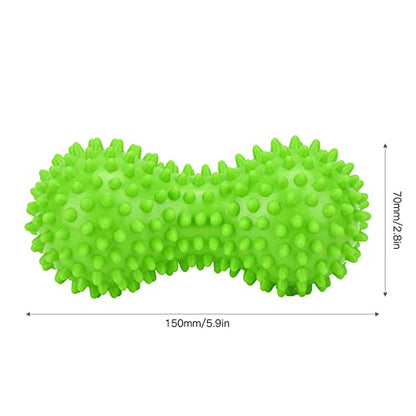 PVC Spiky Fascia Hand Planta Relaxation for Fitness Yoga - color: Green