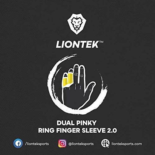 BJJ Outer Double Finger Sleeve Tape Replacement (Pinky-ring/Pointer-middle finger) (X-Small) - size: X-Small